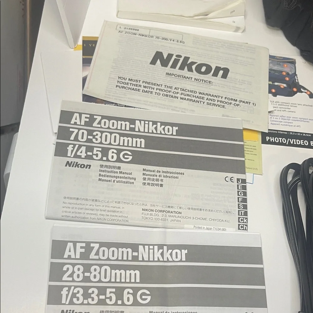 Nikon‎ D100 Digital Camera with Black Accessories Kit